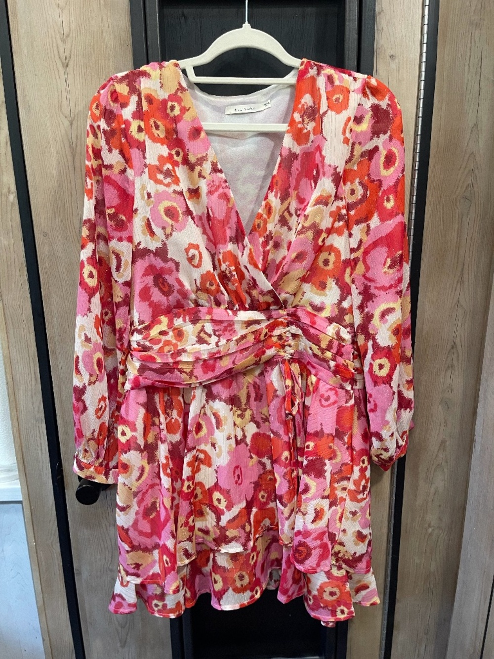 Long sleeve peplum top